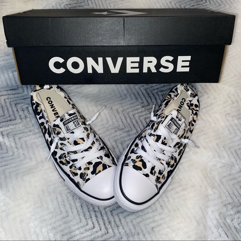 Converse Shoreline Slip On Cheetah Print S…